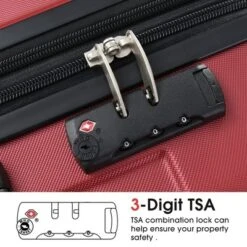 24 Inch Red Hardshell Luggage Lightweight Durable ABS Suitcases With Double Wheels Expandable Checked 16 24 Inch Red Hardshell Luggage Lightweight Durable ABS Suitcases With Double Wheels Expandable Checked -Outdoor Living Gardens GUEST d2f99faa deb9 497e 9fa0 ed2619e72897