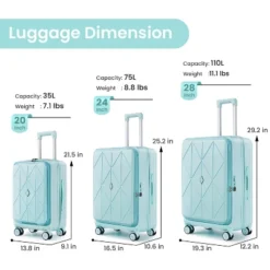 Luggage Sets 3 Piece(20/24/28), Expandable Carry On Luggage With TSA Lock Airline Approved 18 Luggage Sets 3 Piece(20/24/28), Expandable Carry On Luggage With TSA Lock Airline Approved -Outdoor Living Gardens GUEST d3172dbf 3263 437e 9f85 8e29d4f58e90