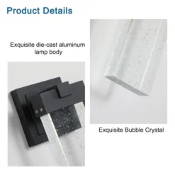 2 Packs Outdoor Waterproof Transparent LED Crystal Wall Lamp Supports Multiple Types Of Light Bulbs -12W Per Lamp 14 2 Packs Outdoor Waterproof Transparent LED Crystal Wall Lamp Supports Multiple Types Of Light Bulbs -12W Per Lamp -Outdoor Living Gardens GUEST d649899d d35d 44e2 9847 f4ff9d3a7ec4