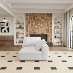 Cloud Modular Sectional Sofa 160" Down Filled Comfort L Shaped Sofa Couch For Living Room,4 Seater And 1 Ottoman