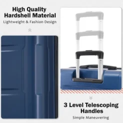 2 Piece Luggage Set With Bags Expanable Spinner Wheels ABS Lightweight Suitcase With TSA Lock 20inch+24inch -Outdoor Living Gardens GUEST ddfcd23a 2592 4632 af84 641912e222a3