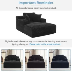 Full- Compressed Chaise Lounge Sofa Bed 48.8" Upholstered Sofa Couch With Removable Pillows, Modern Sleeper Sofa For Living Room And Bedroom, Grey -Outdoor Living Gardens GUEST dfdb9147 d339 41ef 977d 9354fde80bf6