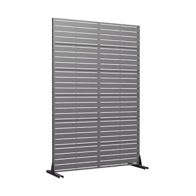 Classic Rectangular Green Galvanized Sheet Screen With Blinds, Outdoor Partition Garden Screen 6 Classic Rectangular Green Galvanized Sheet Screen With Blinds, Outdoor Partition Garden Screen - Image 4