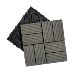 Wood Plastic Composite Deck Tiles Set Of 20pcs, Composite Decking Resist Rust,DIY Interlocking Decking Tiles, Floor Tile,Durable, 12x12in Dark Grey 15 Wood Plastic Composite Deck Tiles Set Of 20pcs, Composite Decking Resist Rust,DIY Interlocking Decking Tiles, Floor Tile,Durable, 12x12in Dark Grey -Outdoor Living Gardens GUEST e3a4a460 e860 4123 8b2c 82def79c123c