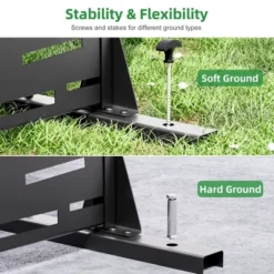 1-Piece 46.8 In. W X 71.37 In. H Wide Edged Black Galvanized Sheet Screen Outdoor Metal Screen Decorative Art Panel (6-Piece Assembly) 12 1-Piece 46.8 In. W X 71.37 In. H Wide Edged Black Galvanized Sheet Screen Outdoor Metal Screen Decorative Art Panel (6-Piece Assembly) -Outdoor Living Gardens GUEST e8b3463e c6cb 448b b61e bb6512c5b274 1