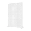 1-Piece 46.8 In. W X 71.37 In. H Copper Coin Type White Galvanized Sheet Outdoor Screen Decorative Art Panel -Outdoor Living Gardens GUEST ee137442 a914 48fd 9294 b426659d6ec9