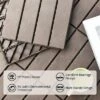 12"x12" Square Composite Patio Interlocking Deck Tiles. Four Slat Plastic Outdoor Flooring, All Weather For Balcony 1 12"x12" Square Composite Patio Interlocking Deck Tiles. Four Slat Plastic Outdoor Flooring, All Weather For Balcony -Outdoor Living Gardens GUEST f6a53851 ef71 4b2a 88ec fb65dbc71000