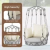 UV-Resistant Cushioned Outdoor Hanging Basket Swing Chair With Olefin Fabric - Ideal For Patio, Porch And Balcony -Outdoor Living Gardens GUEST f806f3c6 4f5a 4719 ba43 a30db396066a