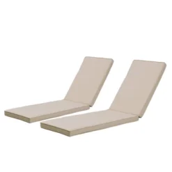 2PCS Set Outdoor Lounge Chair Cushion Replacement Patio Funiture Seat Cushion Chaise Lounge Cushion -Outdoor Living Gardens GUEST fb90746d a1d0 40eb 86ed 856c7508027a